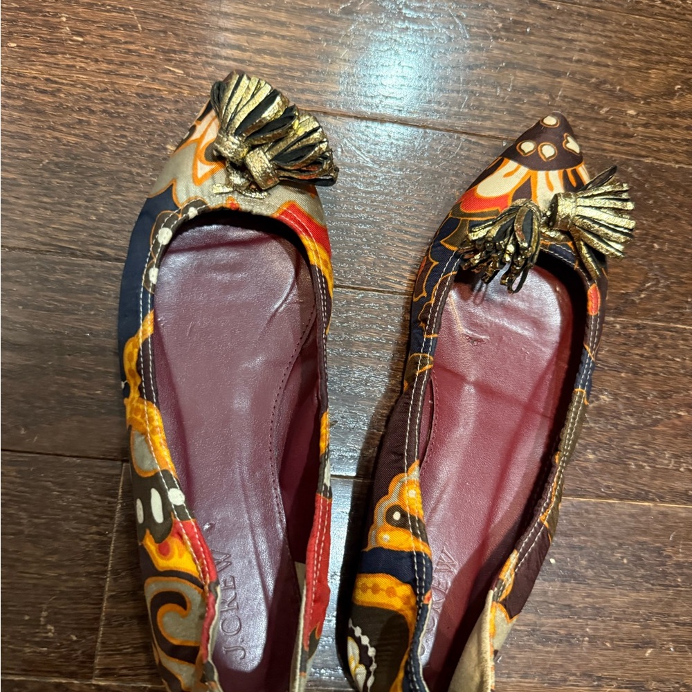 Colorful Women's Flats with Tassel Detail